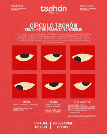 Círculo TACHÓN - Kentukis de Samanta Schweblin